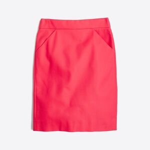 NWT J.Crew Factory Pencil skirt in double-serge cotton, size 8